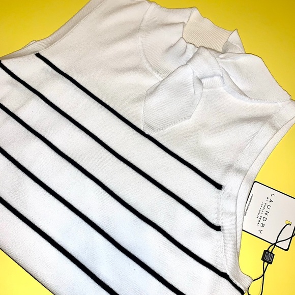 Laundry by Shelli Segal Bow Tie Moc Knit NWT - Picture 7 of 9